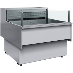 Витрина холодильная Carboma GC110 VM 1,25-2 (с боковинами, динамика, открытая) 0011-9006