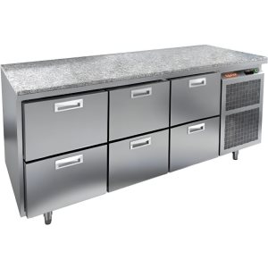 Стол холодильный среднетемпературный HiCold GN 222/TN О камень