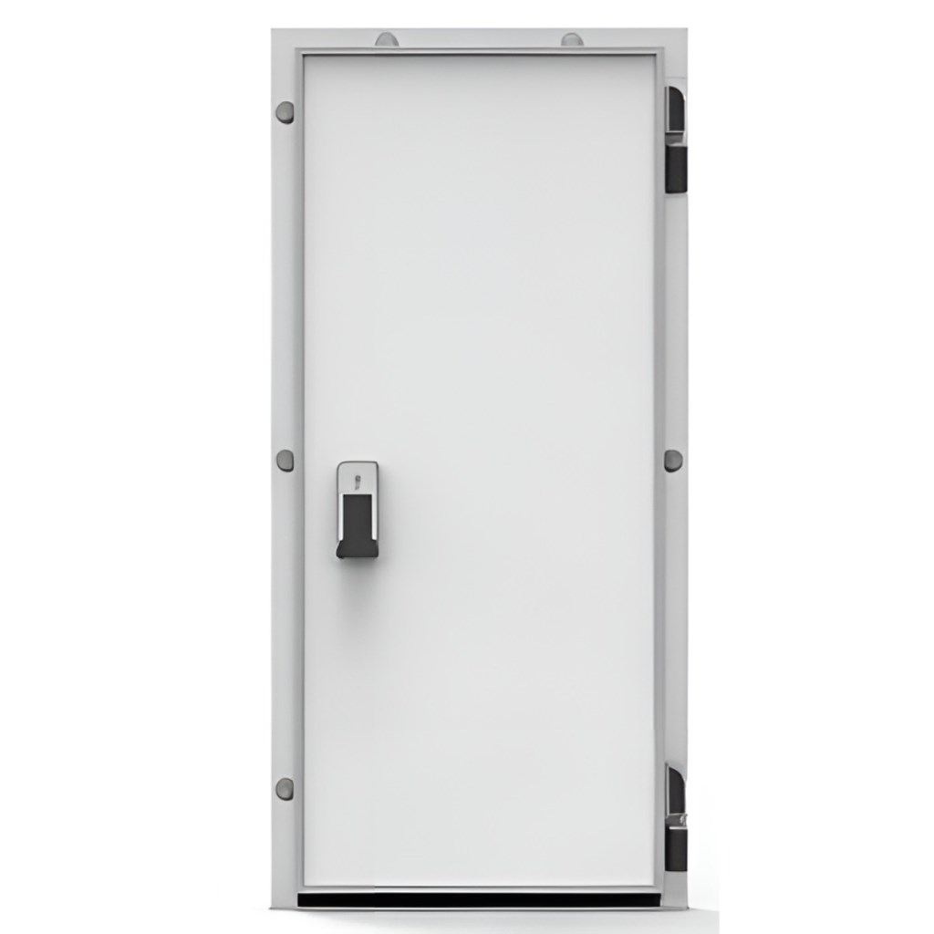 Дверь холодильная распашная одностворчатая СТ-РДО-900*2000/80 (с металлической рамой)