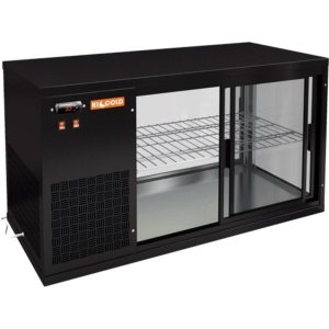 Витрина холодильная настольная HICOLD VRL Т 900 L Black