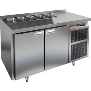 Стол холодильный для салатов HiCold SL2-11GN (1/6) без крышки