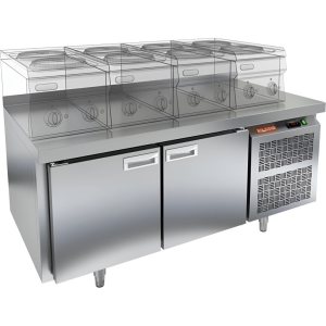 Стол охлаждаемый HiCold GN 11/TN LT О М под тепловое оборудование