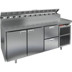 Стол холодильный для пиццы HiCold PZ1-112GN (1/3H)