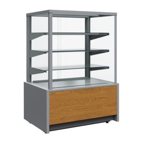 Витрина кондитерская Carboma KC70 VM 0,6-1 LIGHT Паттерн (0107 Ольха)