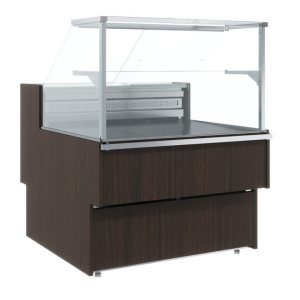 Витрина холодильная Carboma GC 110 SM 1,25 -1 (ВХС-1,25 Carboma GC 110) (1005 венге)