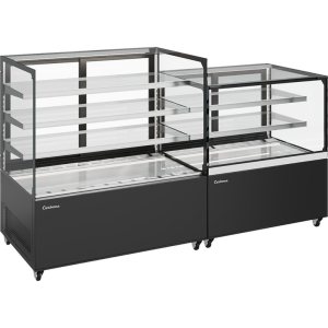 Витрина нейтральная Carboma KC78-110 N 1,2-1 (9005) - Изображение 3