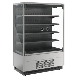 Горка холодильная Carboma FC20-07 VM 1,3-1 LIGHT фронт Х0 (версия 2.0) (9006-9005)