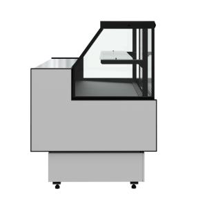 Витрина холодильная GC95 SV 1,25-1 с боковинами (версия 2.0) 9006-9005 - Изображение 2