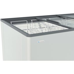 Ларь морозильный с прямым стеклом Frostor F 350 C серый - Изображение 2