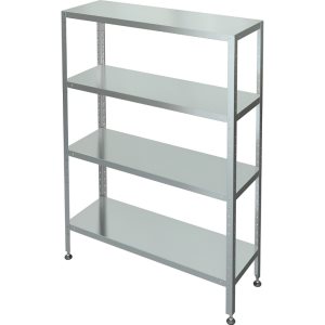 Стеллаж с 4-я сплошными полками МХМ С-4-0,5/0,95/1,8 (оцинковка) 
